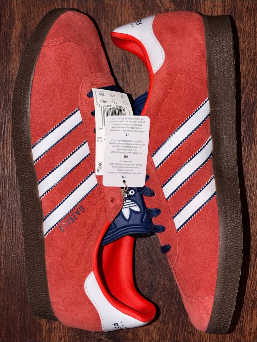 adidas size 12 Suede gazelle